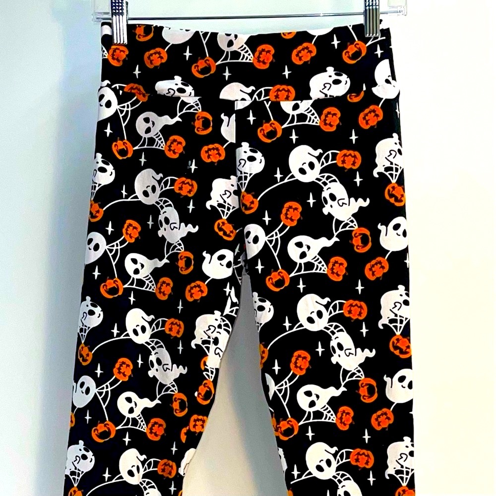 Killstar leggings size Large 💀 Halloween 🕸️ ghosts 👻pumpkins 🎃 webs